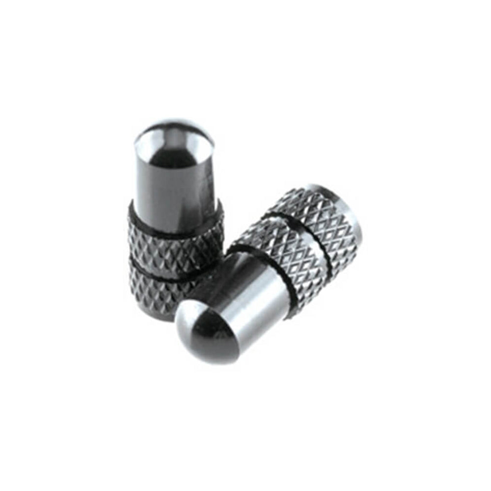 Deity Presta Valve Caps - Platinum - Presta - Pair