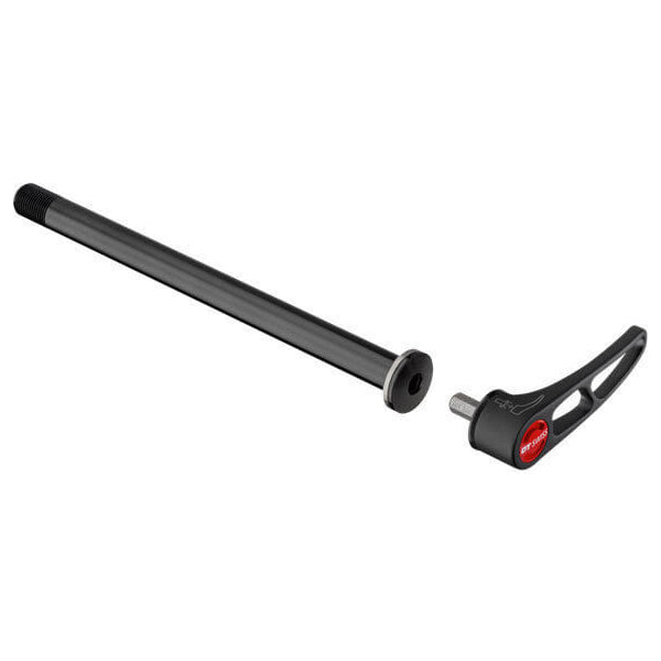 DT Swiss RWS Plug In Axle - Black - E-Thru Flat Washer - 148 x 12mm Boost - 177mm Long - M12x1.5 x 13mm Thread