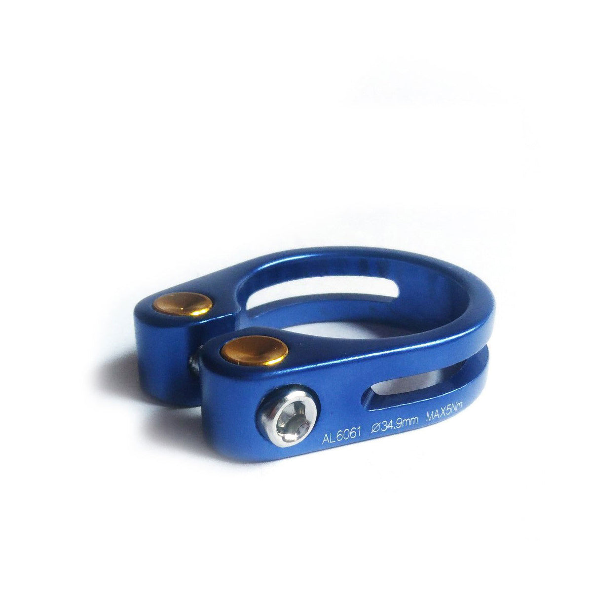 DaBomb Mark 2 Seat Post Clamp - 34.9mm - Blue