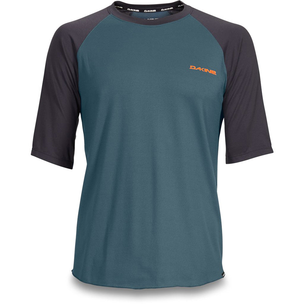 Dakine Dropout Short Sleeve Jersey - L - Slate - Blue