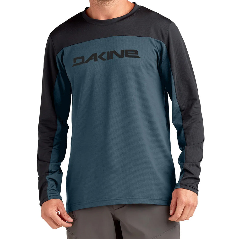 Dakine Syncline Long Sleeve Jersey - 2XL - Galactic Blue