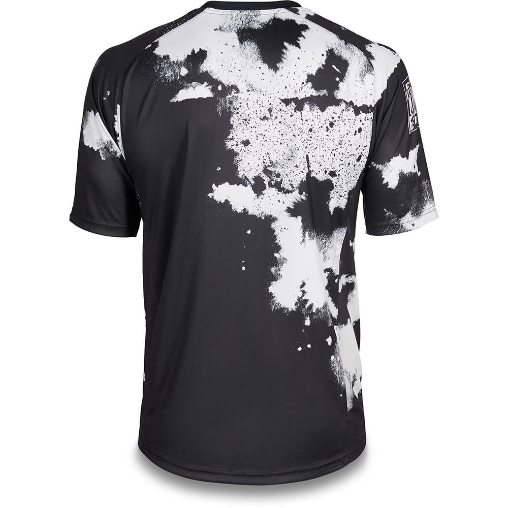 Dakine Thrillium Short Sleeve Jersey - M - Black - White