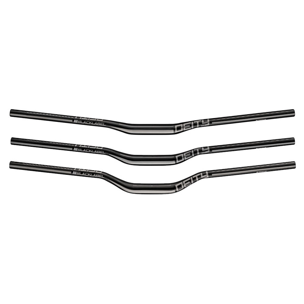 Deity Black Label 800 Alloy Bars - Black - Stealth - 31.8mm - 25 Rise - 800