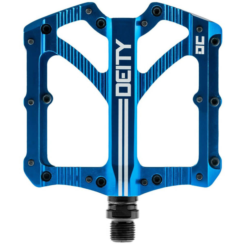 Deity Bladerunner Alloy Flat Pedals - Blue