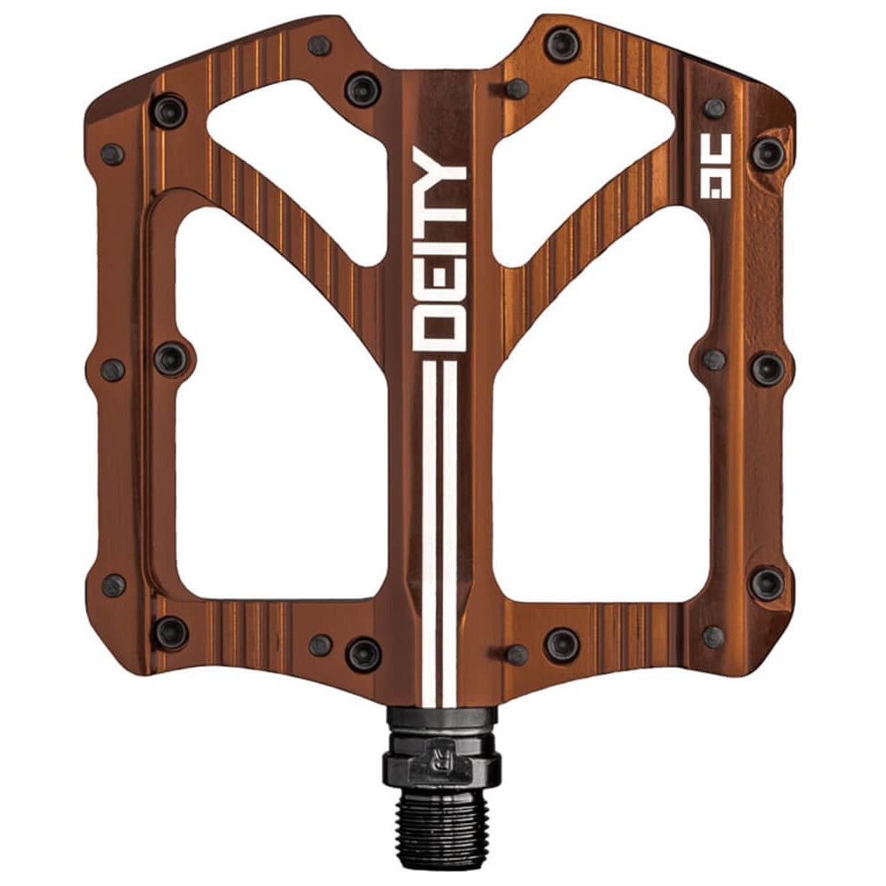 Deity Bladerunner Alloy Flat Pedals - Bronze
