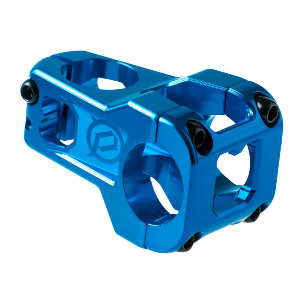 Deity Cavity Stem - Blue - Blue - 31.8mm - 50mm x 0 Degree - 1 1-8th Inch