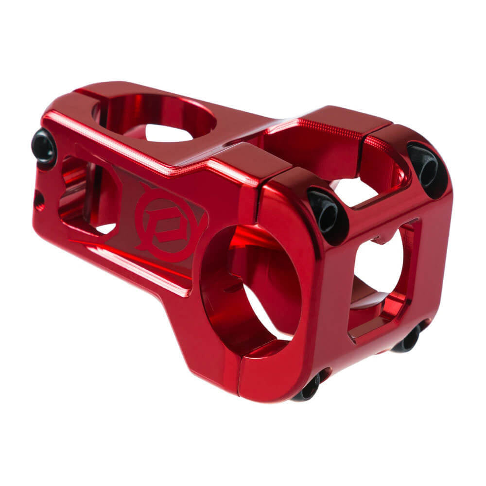 Deity Cavity Stem - Red - Red - 31.8mm - 50mm x 0 Degree - 1 1-8th Inch