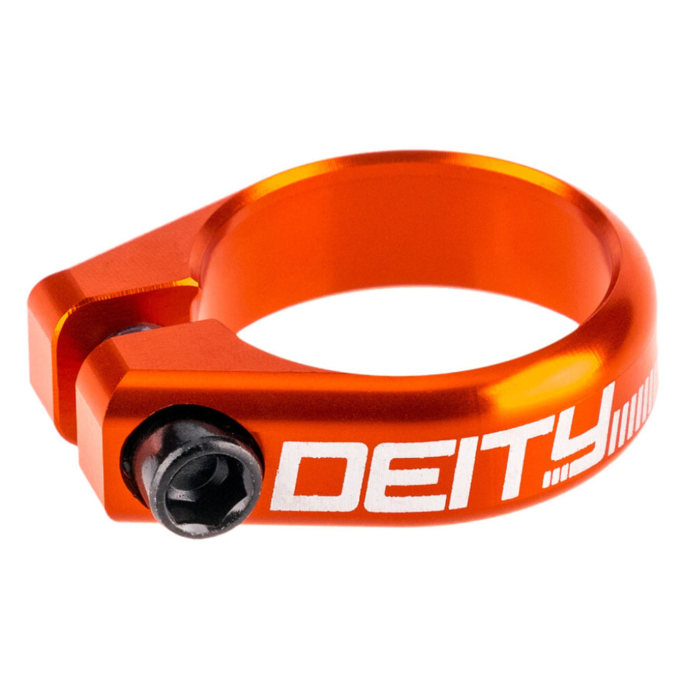 Deity Circuit Seatpost Clamp - 34.9mm - Orange