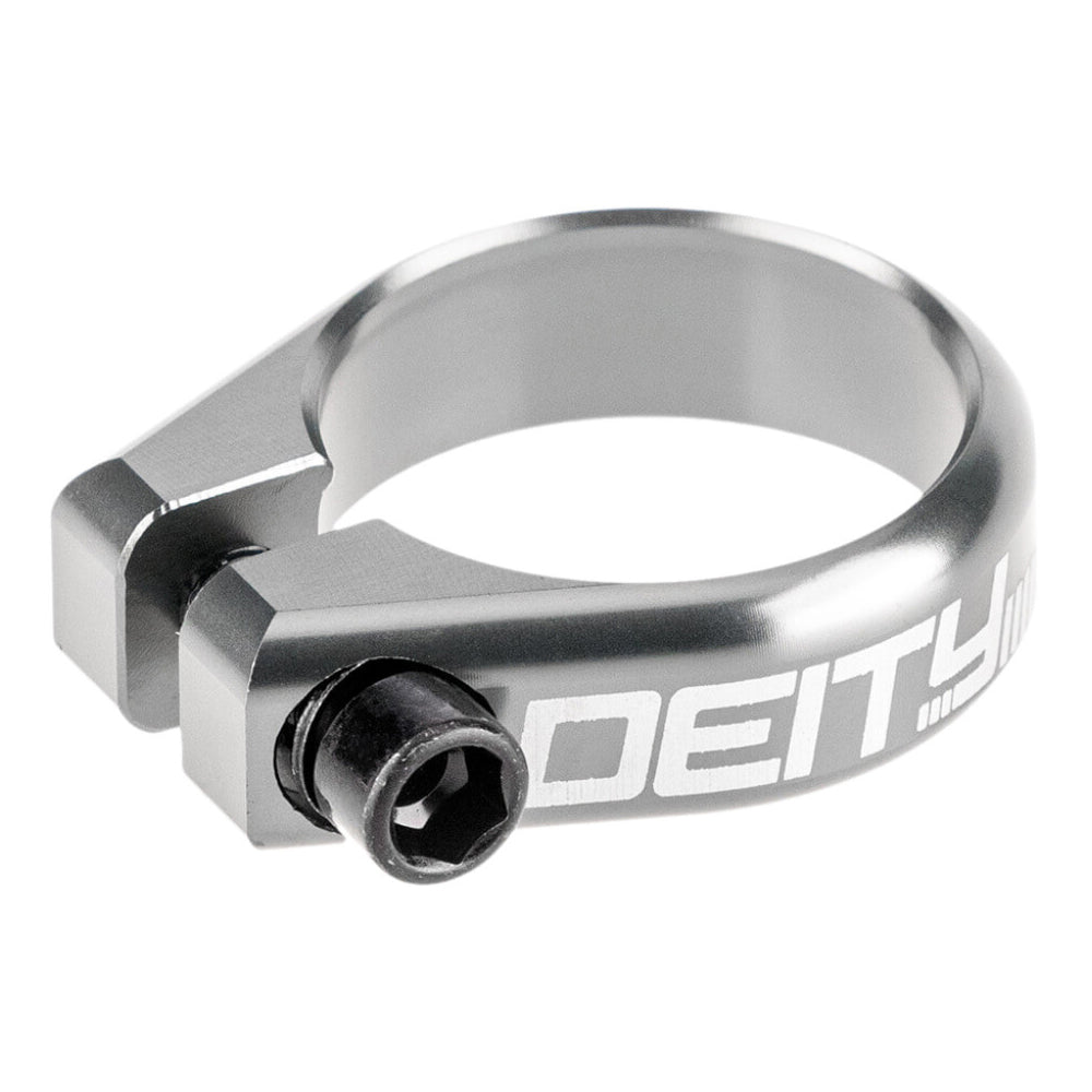 Deity Circuit Seatpost Clamp - 34.9mm - Platinum