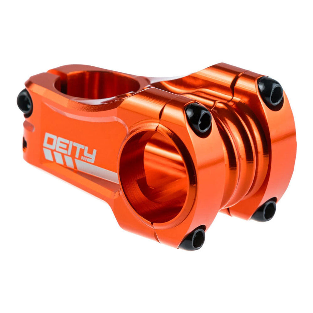 Deity Copperhead Stem - Orange - 31.8mm - 50mm x 0 Degree - 1 1-8th Inch