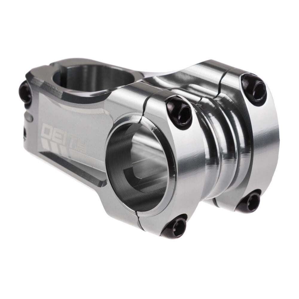 Deity Copperhead Stem - Platinum - 31.8mm - 50mm x 0 Degree - 1 1-8th Inch