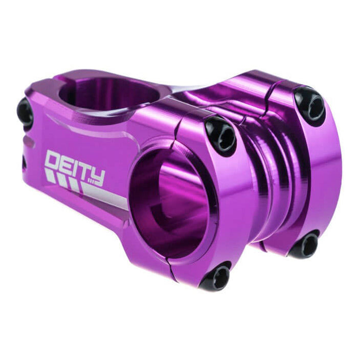 Deity Copperhead Stem - Purple - 31.8mm - 50mm x 0 Degree - 1 1-8th Inch