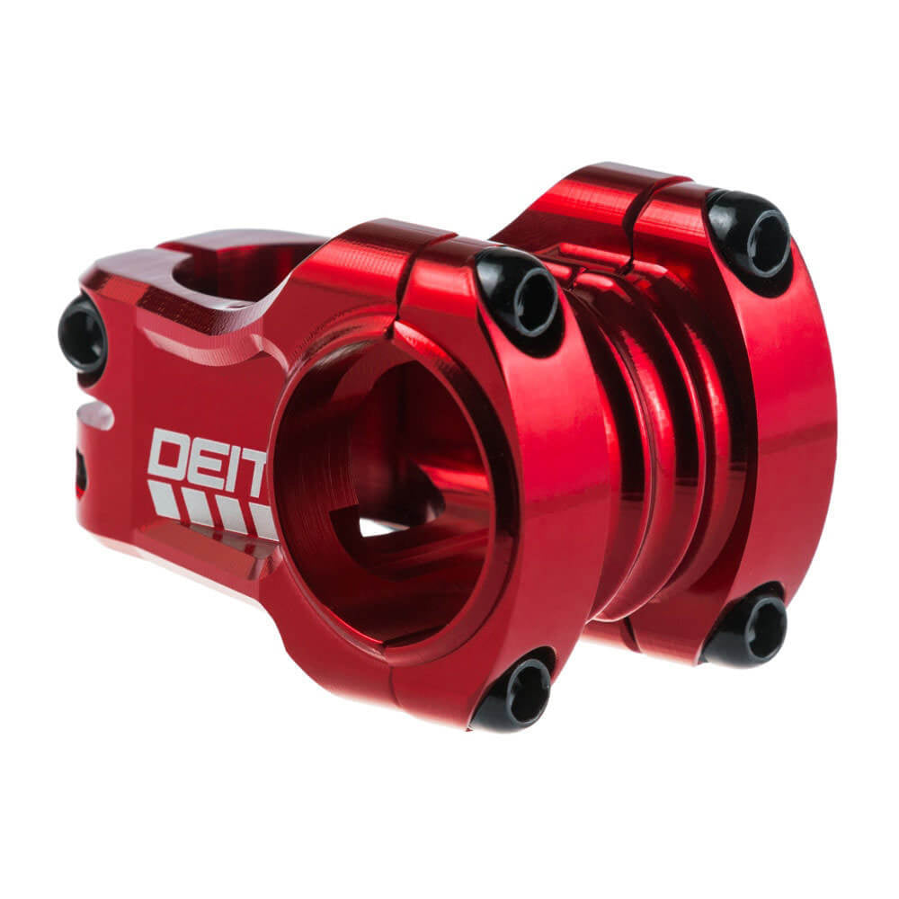 Deity Copperhead Stem - Red - 31.8mm - 35mm x 0 Degree - 1 1-8th Inch