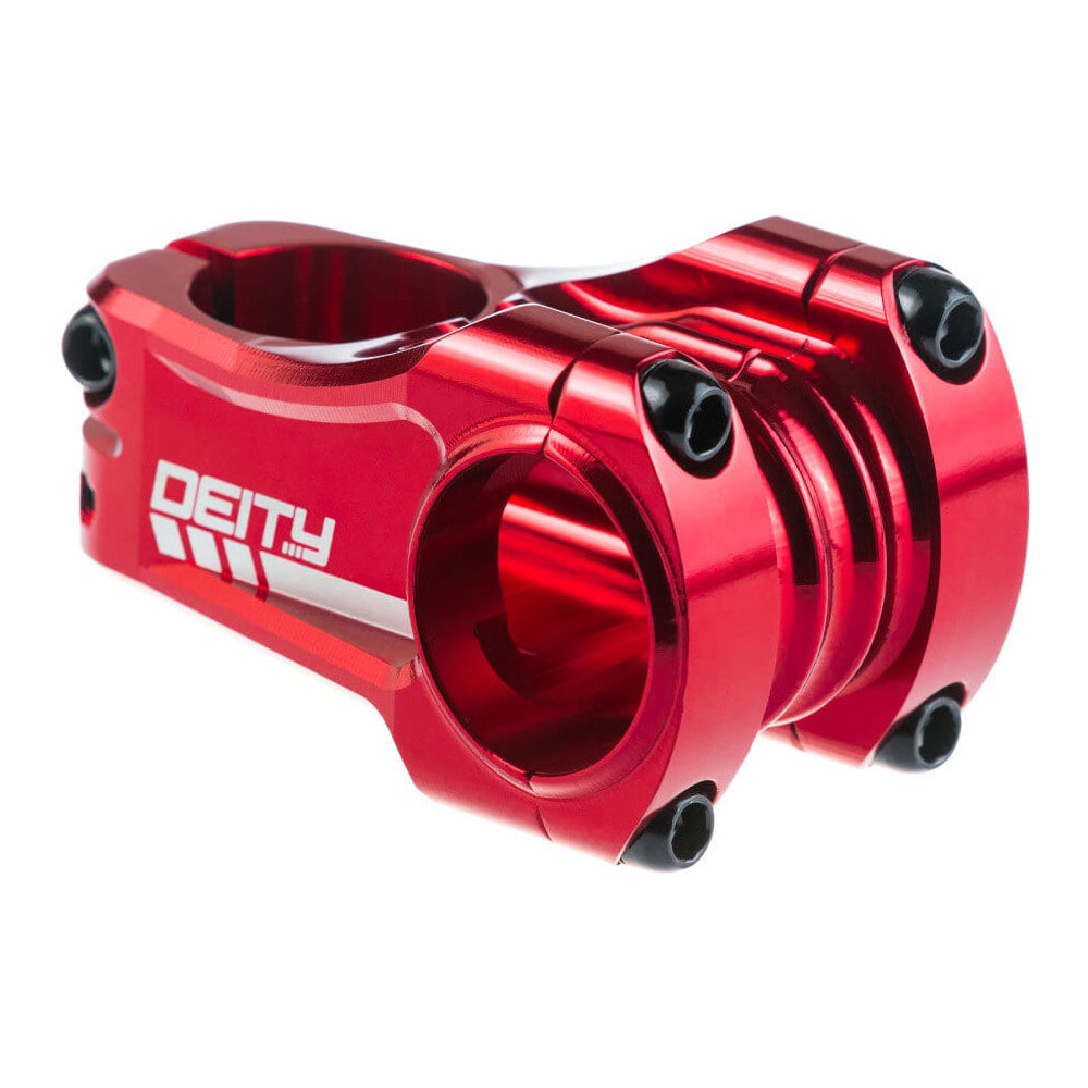 Deity Copperhead Stem - Red - 31.8mm - 50mm x 0 Degree - 1 1-8th Inch
