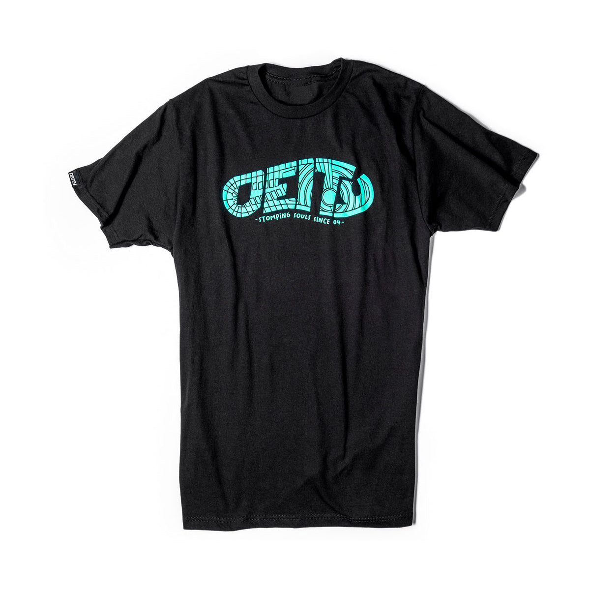 Deity Crush Groove Tee - XL - Black - Green