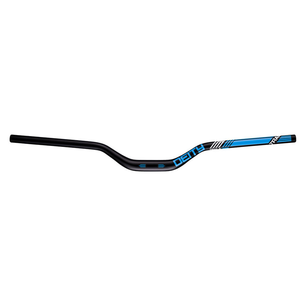 Deity Highside Alloy Bars - Black - Blue - 31.8mm - 50 Rise - 760