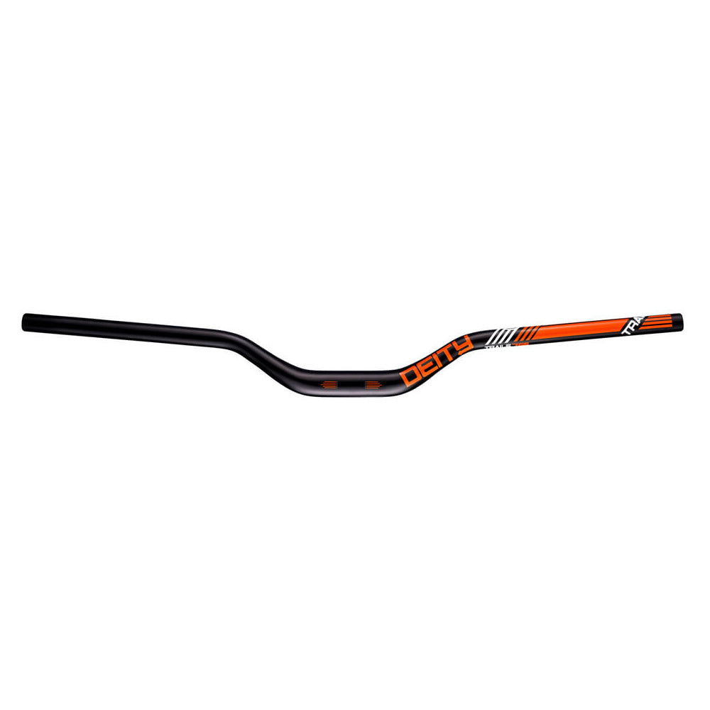 Deity Highside Alloy Bars - Black - Orange - 31.8mm - 50 Rise - 760