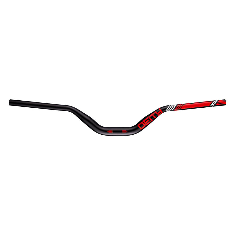 Deity Highside Alloy Bars - Black - Red - 31.8mm - 80 Rise - 760