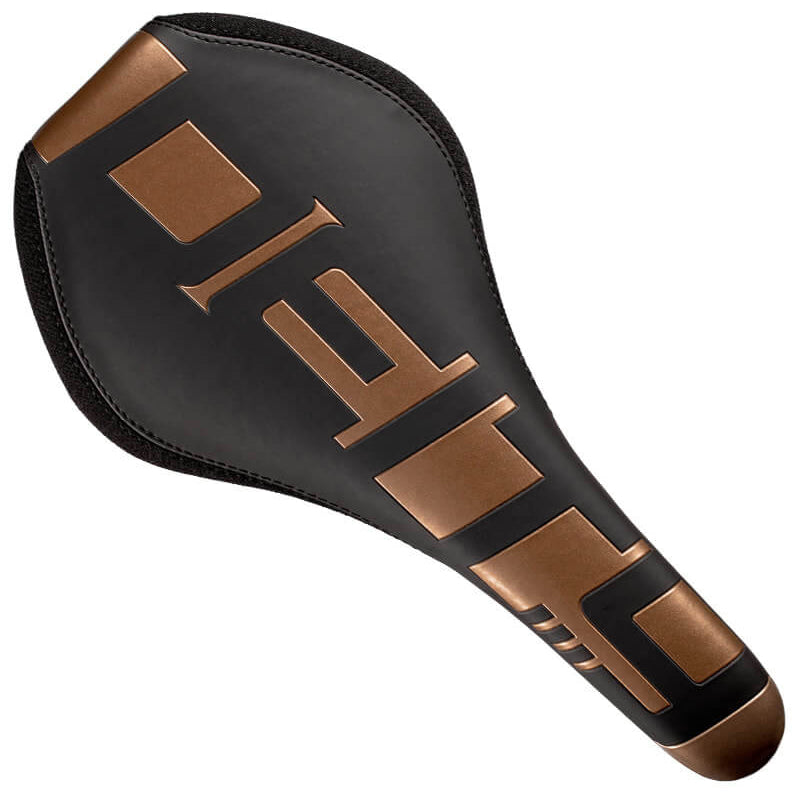 Deity Speedtrap AM Saddle - Black - Bronze - Cr-Mo Rails