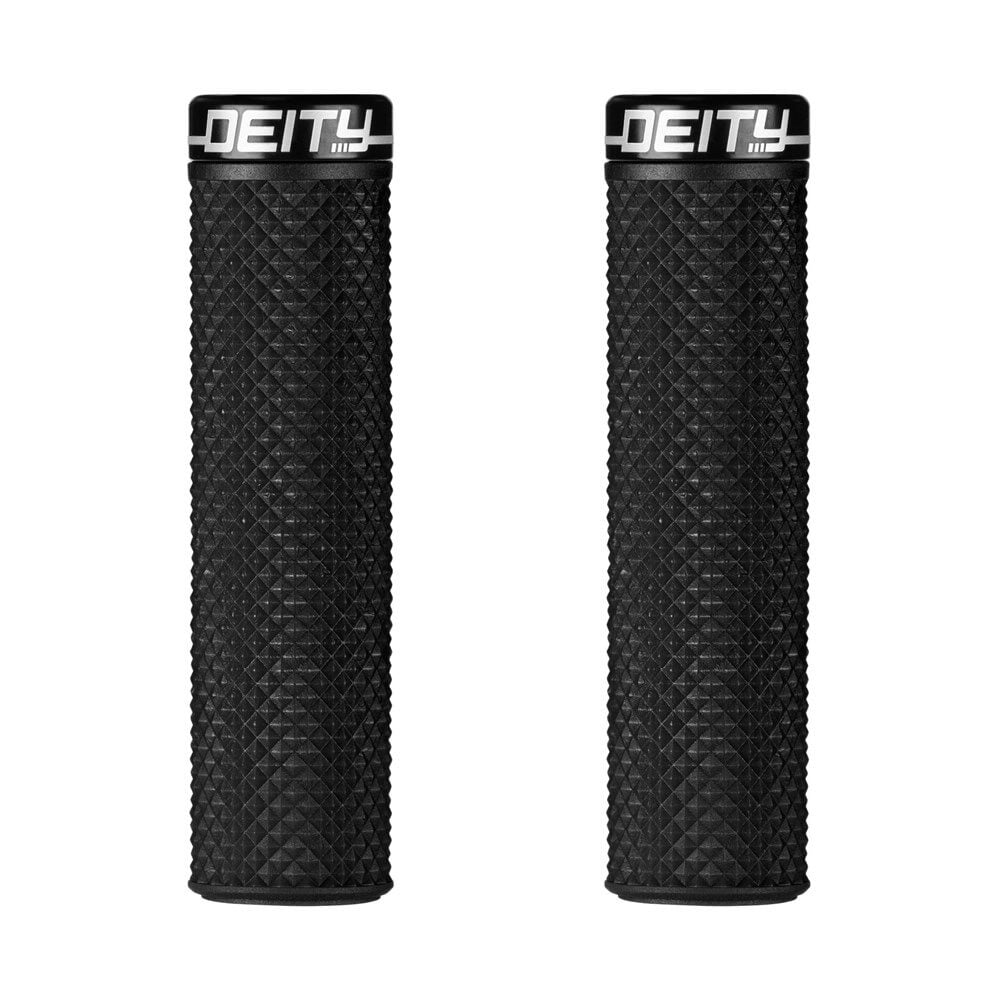 Deity Supracush Single Clamp Lock On Grips - Black