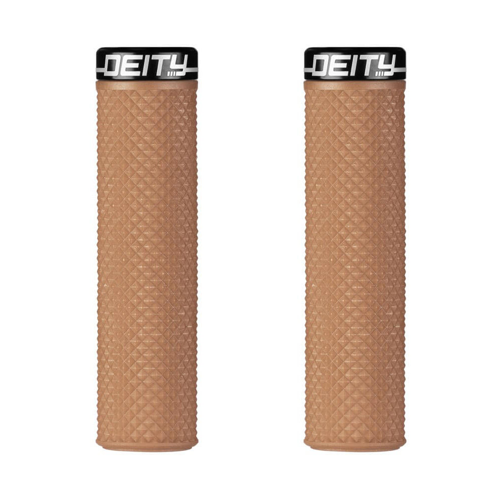 Deity Supracush Single Clamp Lock On Grips - Gum