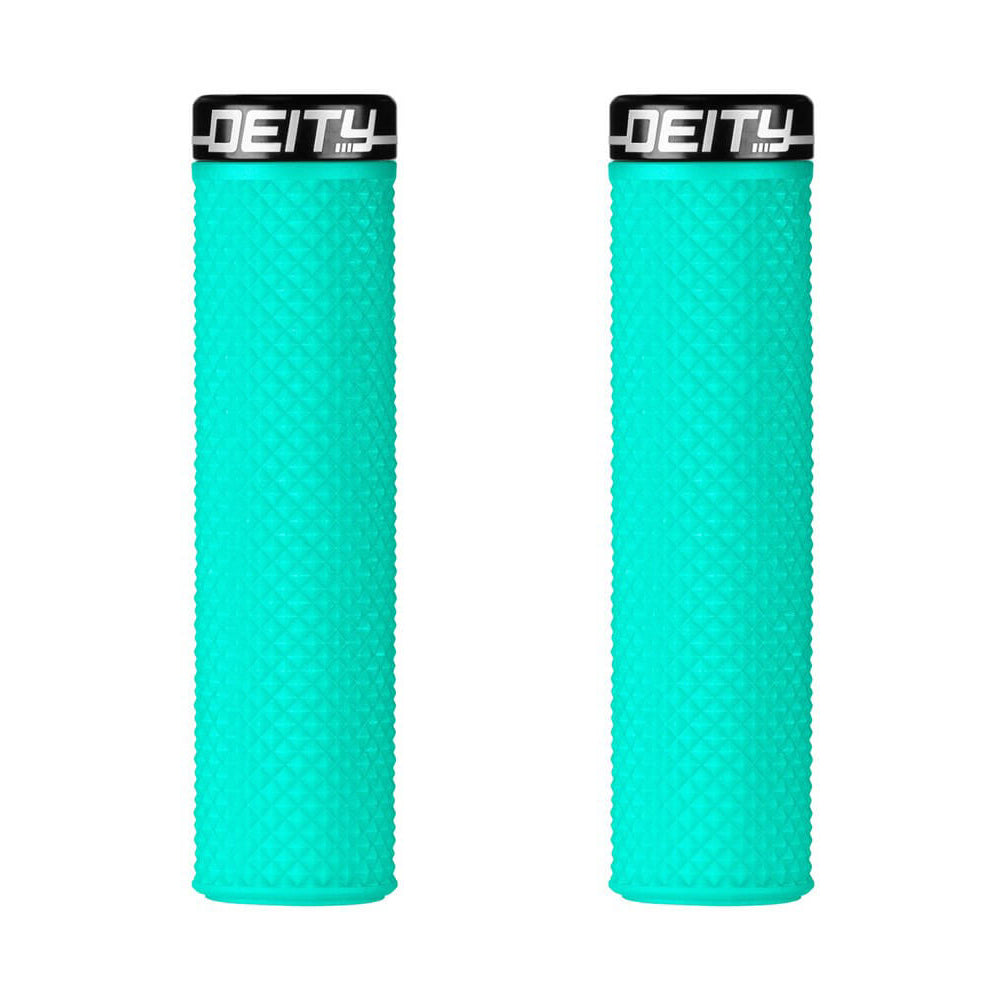 Deity Supracush Single Clamp Lock On Grips - Mint