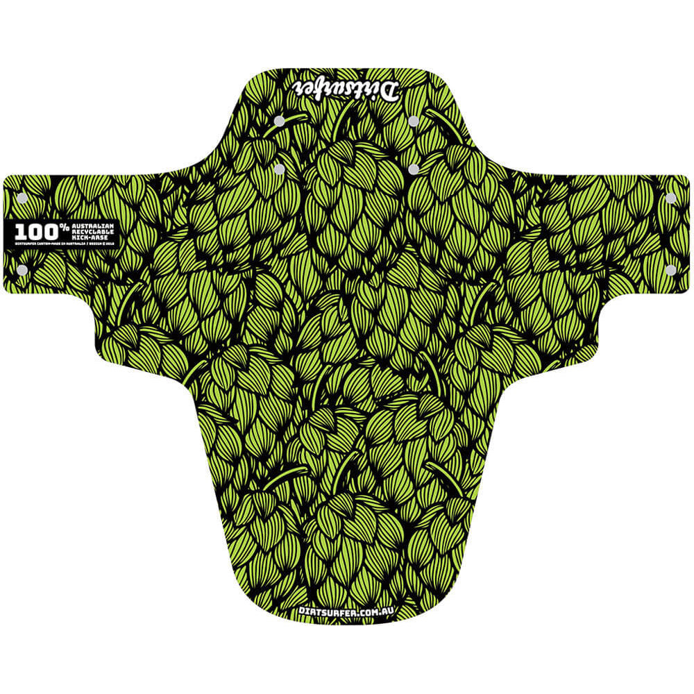 Dirtsurfer Mud Guard Fender - Hops Lime