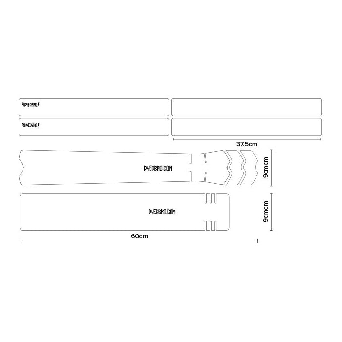 DyedBro Donuts Bike Protection Film - Multicolour