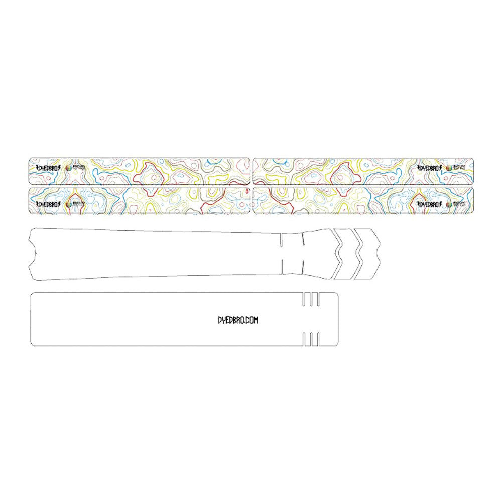 DyedBro Enduro World Series Bike Protection Film - Clear - Colours