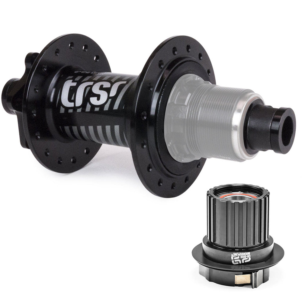 E-Thirteen TRS Race 6 Bolt Rear Hub - Shimano Micro Spline - Black - 12x148mm Boost - 6 Bolt - Rear - 32 Hole