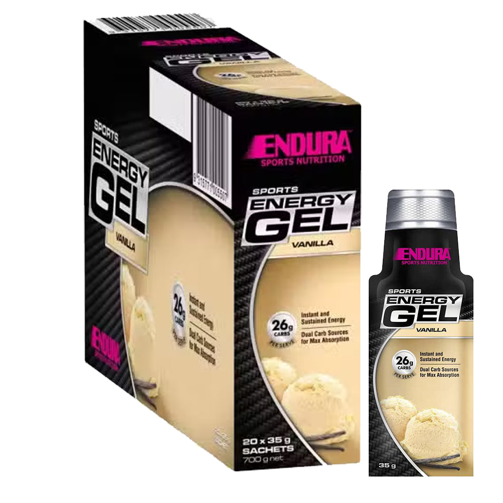 Endura Nutrition Energy Gels 20 x 35g Box Vanilla MTB Direct The