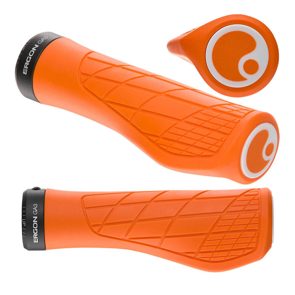 Ergon GA3 Lock On Grips - Juicy Orange - Large - 2020