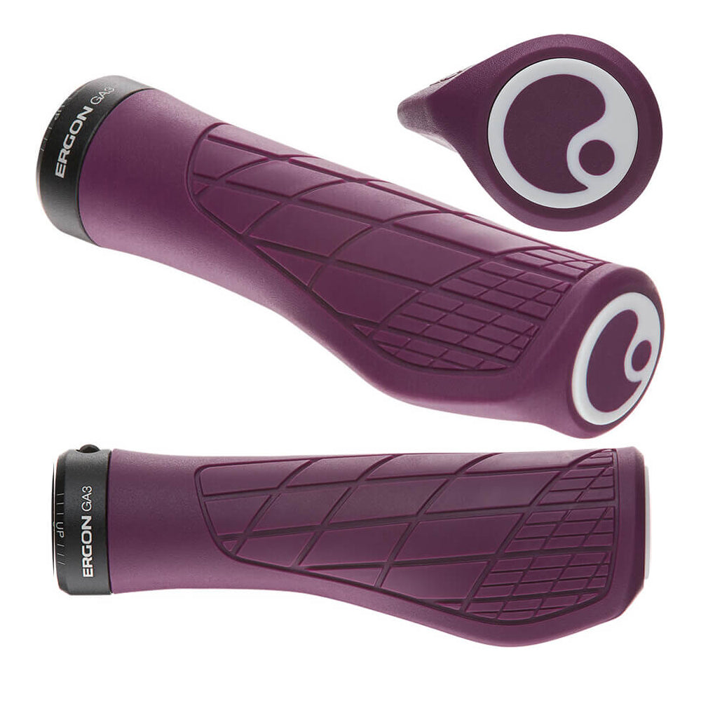 Ergon GA3 Lock On Grips - Purple Reign - Small - 2020
