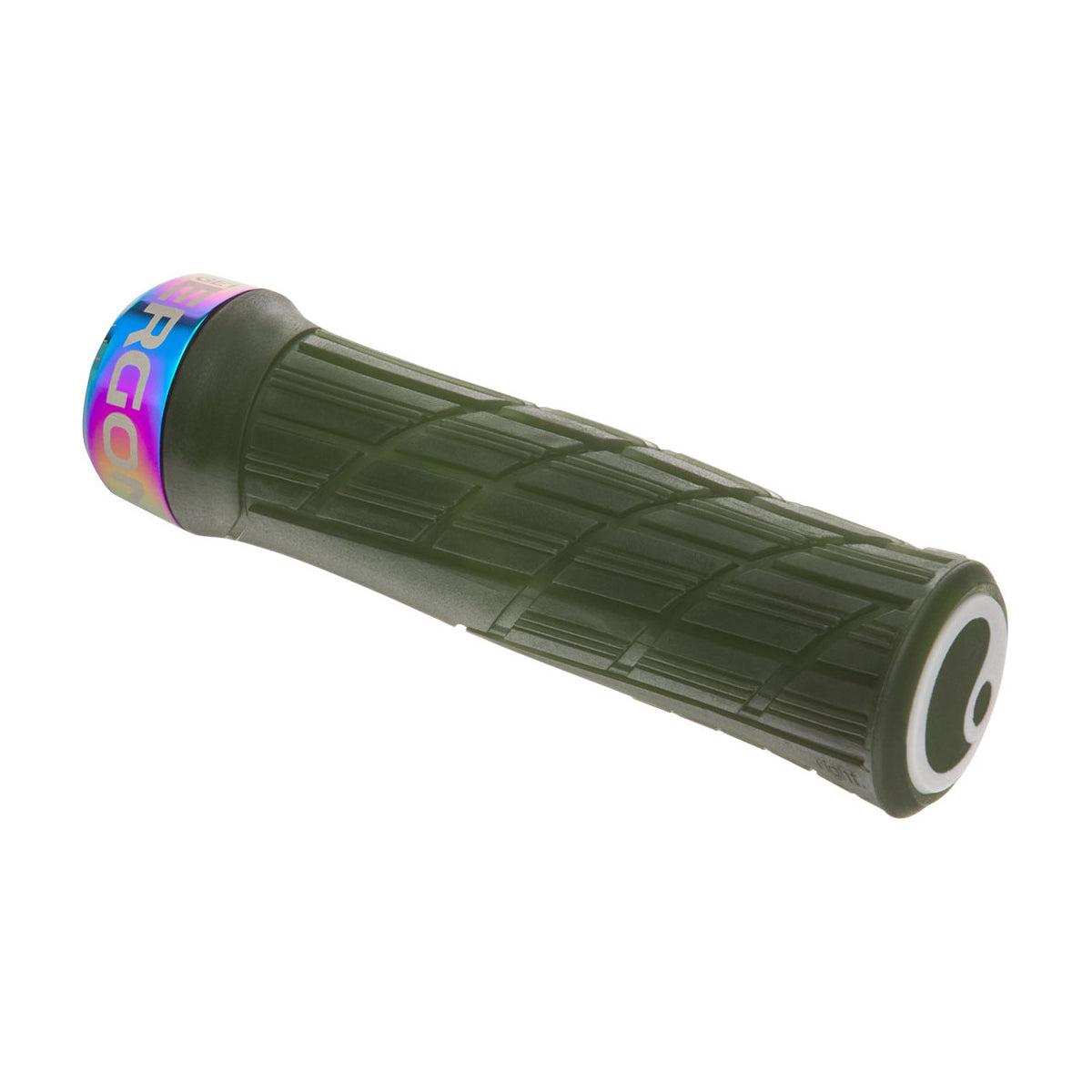 Ergon GE1 EVO Slim Lock On Grips - Factory Frozen Moss - Oil Slick - 2021