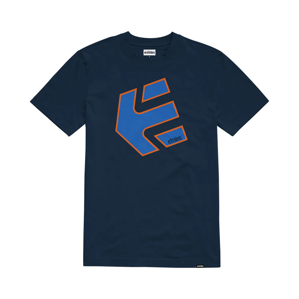 Etnies Crank Tee - S - Navy - Blue