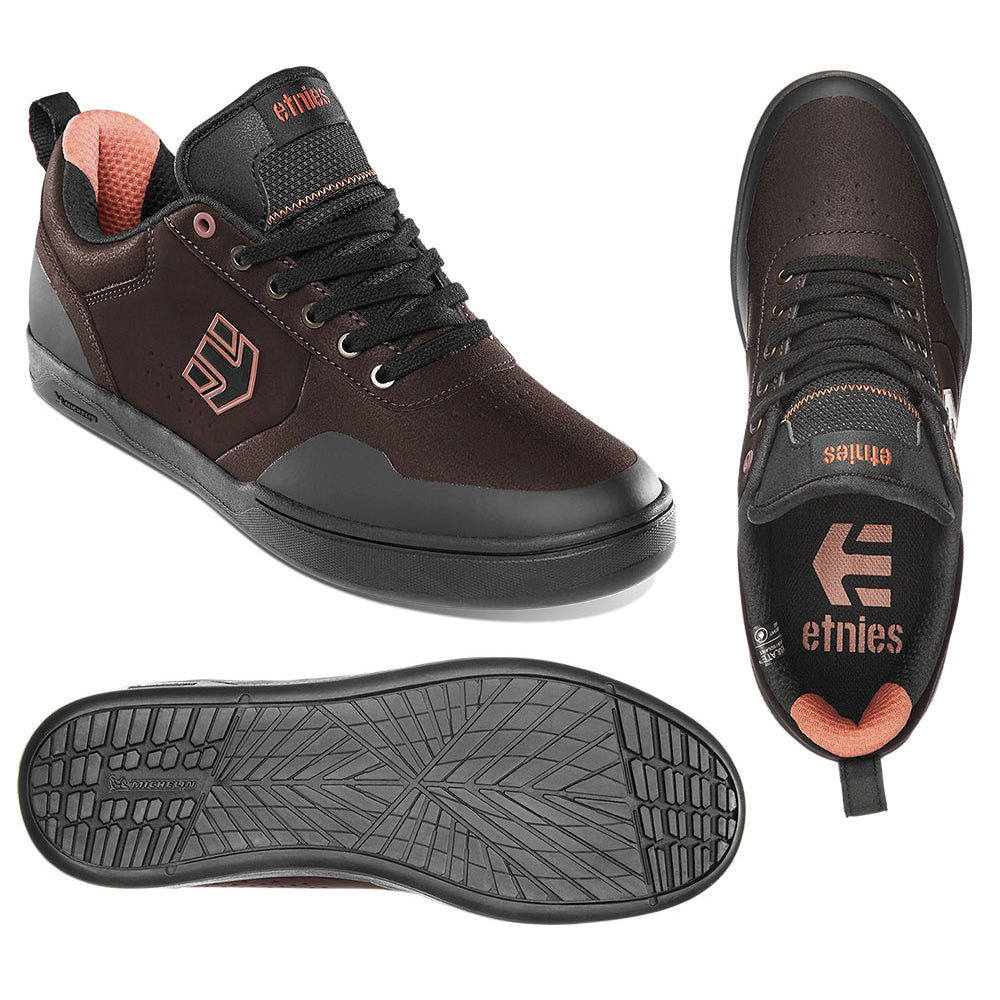 Etnies Culvert Flat Shoes - US 8.0 - Brown - Orange