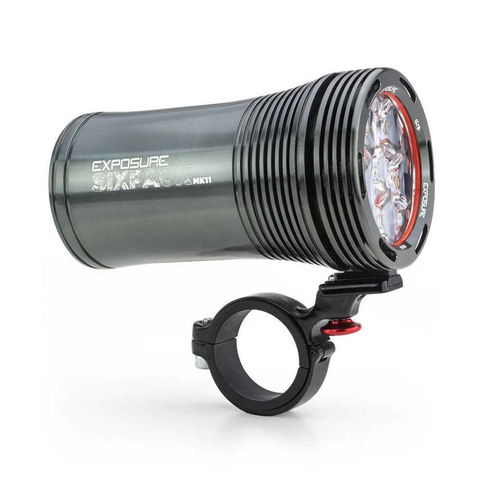 Exposure Six Pack Mk11 5000 Lumen Front Light - Gun Metal Black