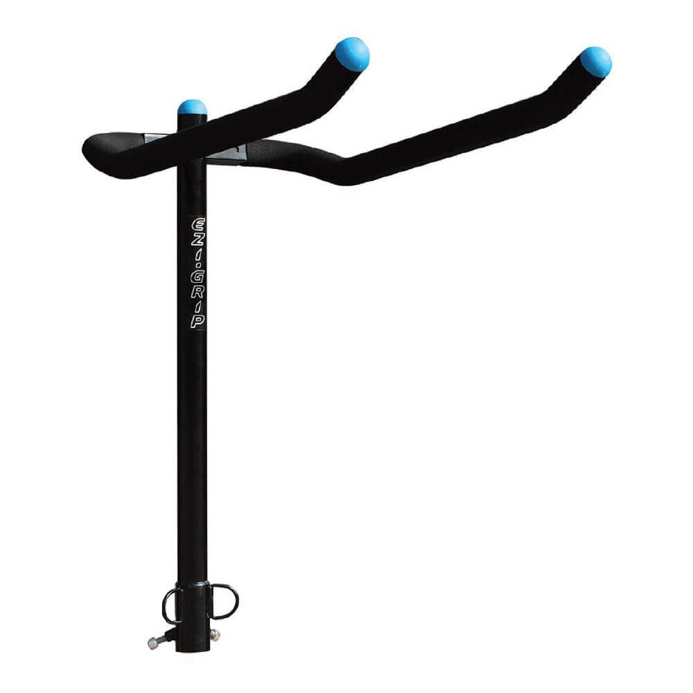 EziGrip Twin Arm Bike Rack - 4 Bike - Towball - 4 Bike - Black - Blue