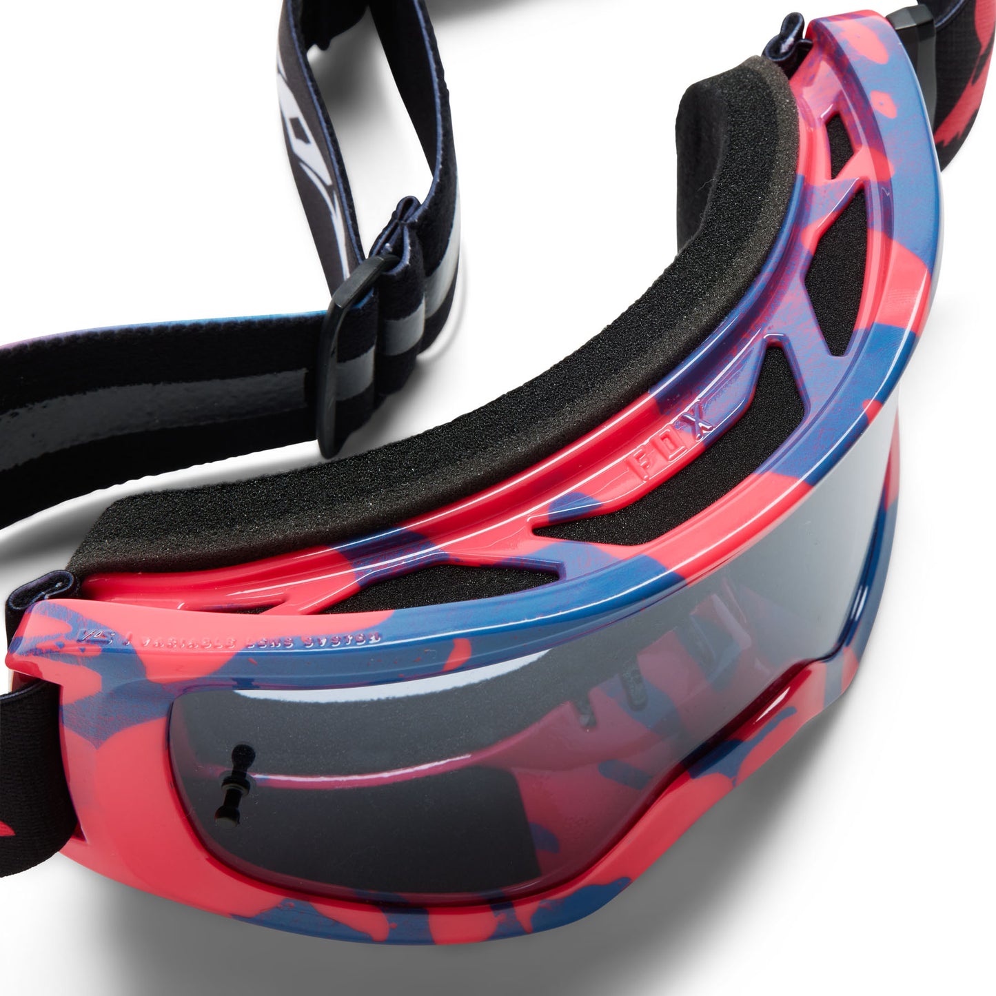 Fox Main Morphic Goggles - One Size Fits Most - Blueberry - Smoke Grey Lens