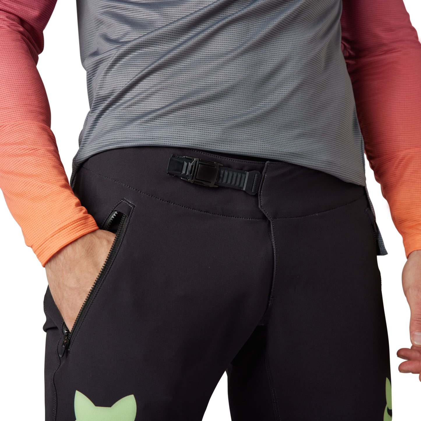 Fox Flexair Race Pants - L-34 - Day Glo Orange