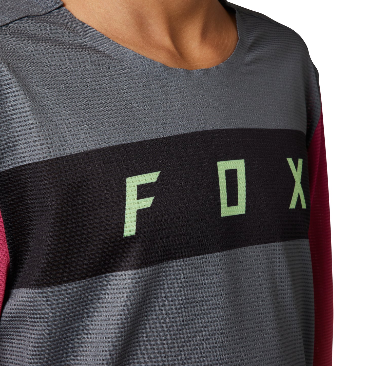 Fox Flexair Youth Long Sleeve Jersey - Youth XL - Pewter