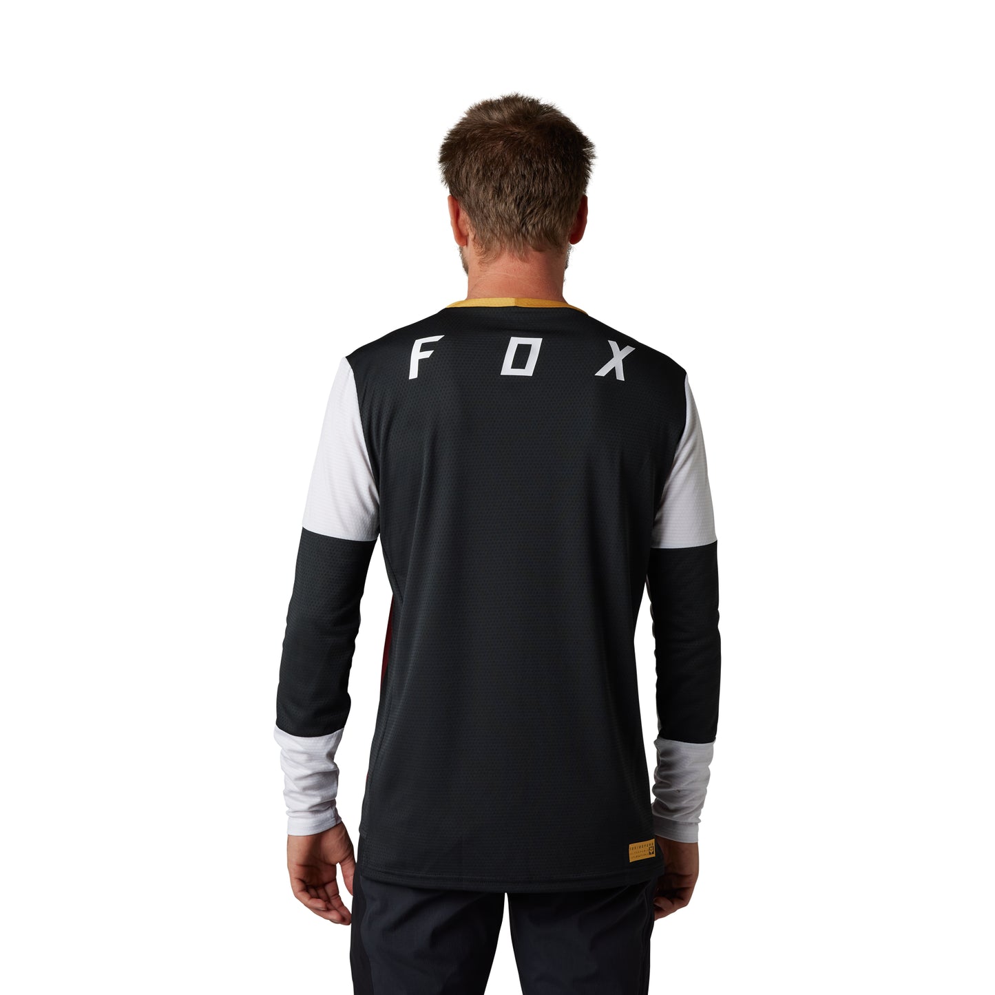 Fox Defend Aurora Long Sleeve Jersey - XL - Black - White