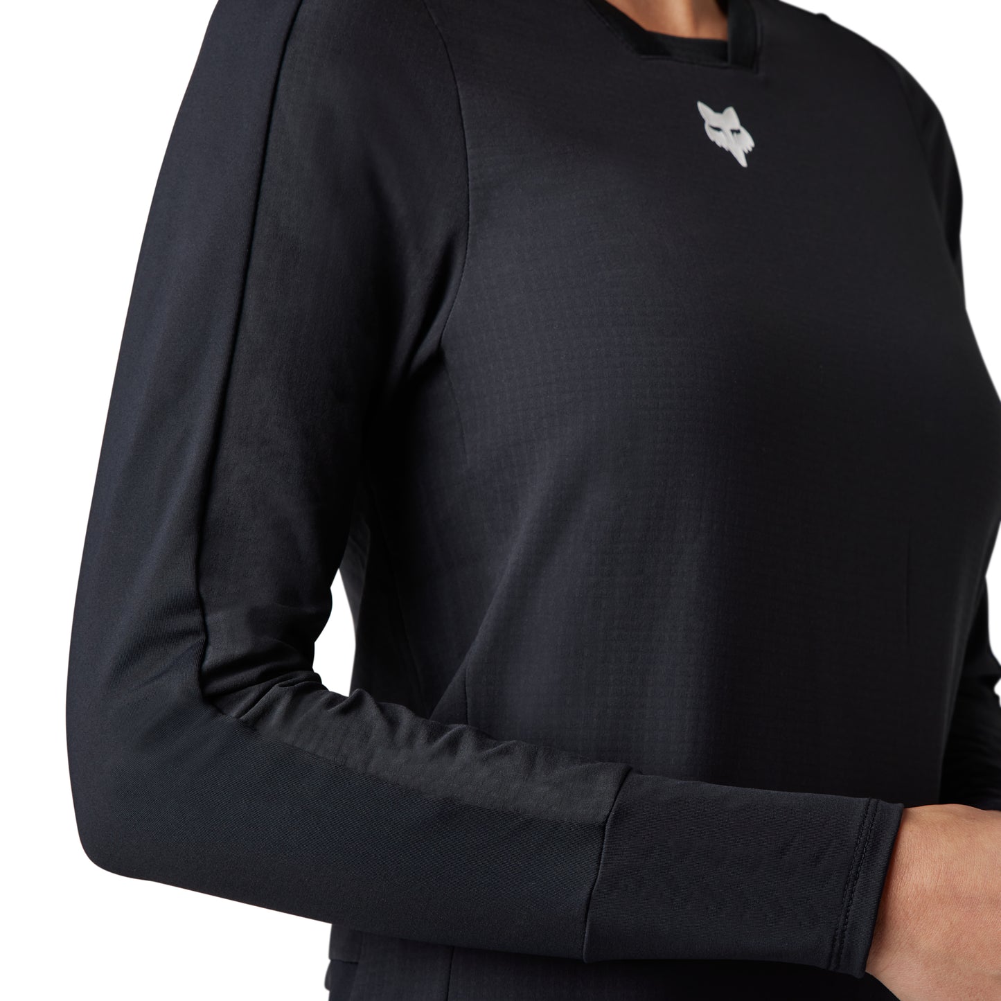 Fox Ranger Women's Defend Thermal Long Sleeve Jersey - Women's XL - Black