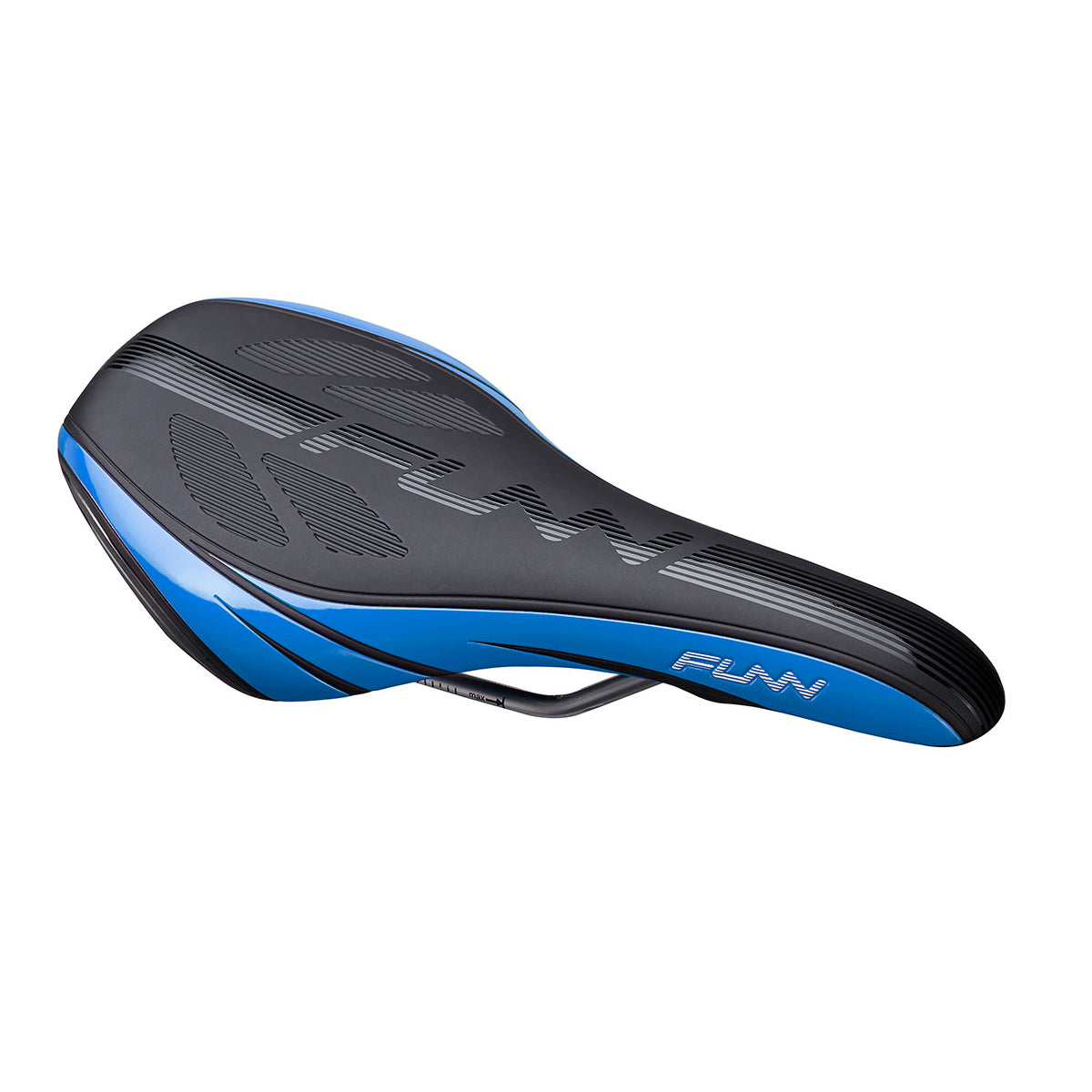 FUNN Adlib HD Saddle - Black - Blue - Cr-Mo Rails
