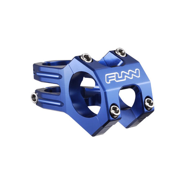 FUNN Funnduro Stem - Blue - 35mm - 45mm x 0 Degree - 1 1-8th Inch