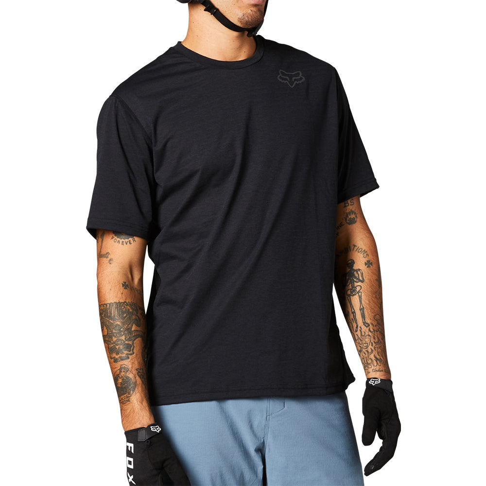Fox Ranger Powerdry Short Sleeve Jersey - M - Black