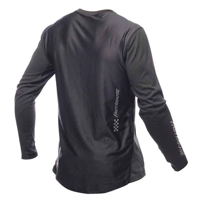 Fasthouse Alloy Mesa Long Sleeve Jersey - 3XL - Heather Charcoal - Black