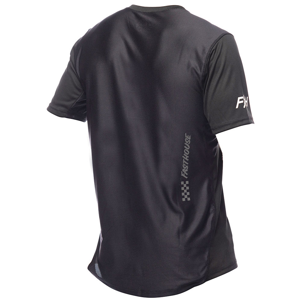 Fasthouse Alloy Rally Short Sleeve Jersey - L - Black