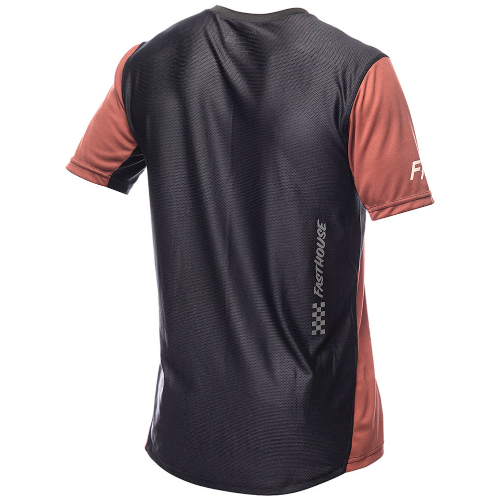 Fasthouse Alloy Rally Short Sleeve Jersey - XL - Clay - Black