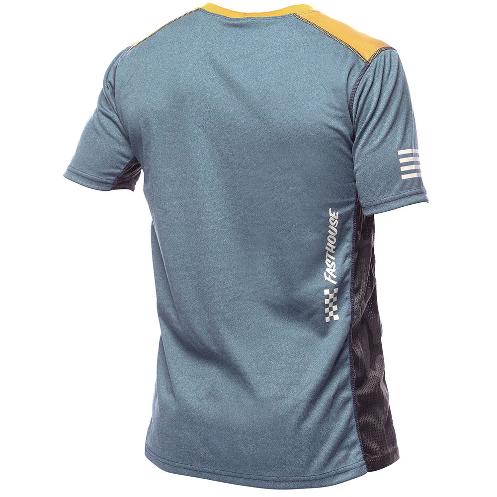Fasthouse Classic Acadia Short Sleeve Jersey - XL - Heather Indigo